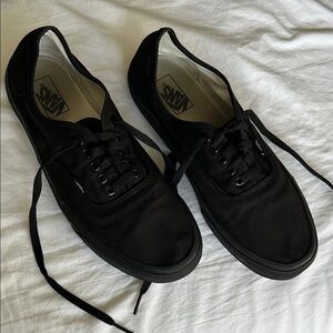 Vans Men's Black Canvas Sneakers